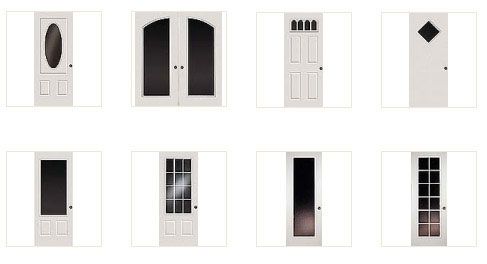 Sample custom fiberglass door style manufactured by Front Entry Doors Toronto